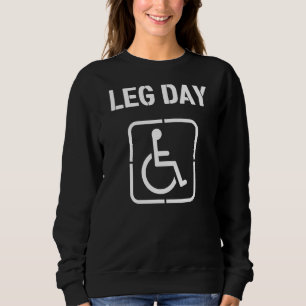 Sweatshirt Handicap Jour Mens Leg Entraînement Et Salle De Sp