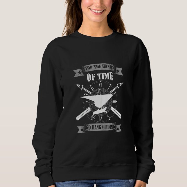 Sweatshirt Hangglider Hang Glider Deltaplane Flying Glider P (Devant)