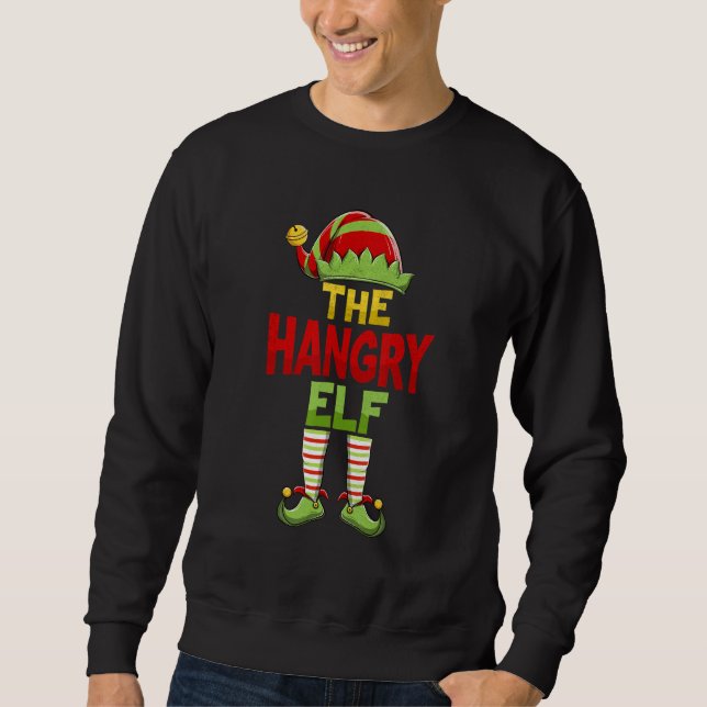 Sweatshirt Hangry ELF Family Matching Group Christmas Pajamas (Devant)