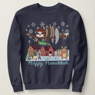 Sweatshirt Hanoukka Sloth
