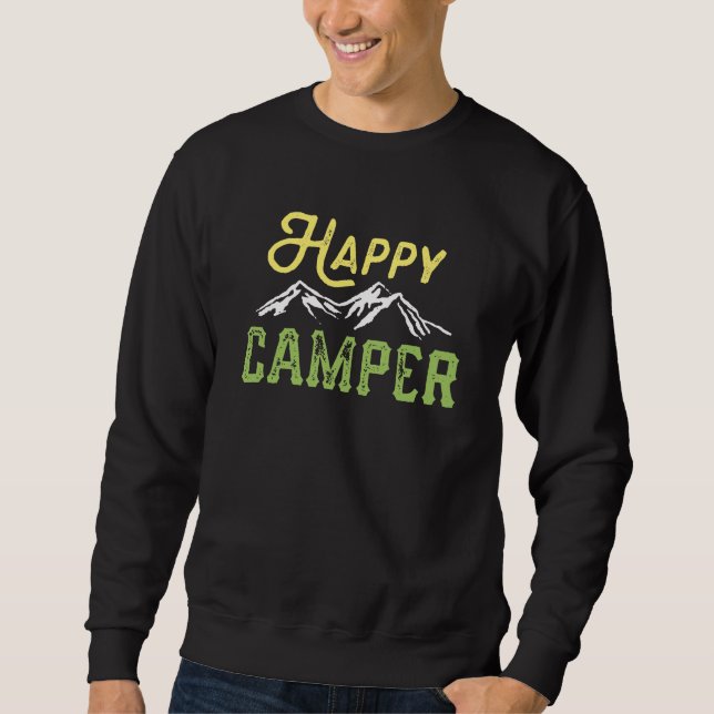 Sweatshirt Happy Camper (Devant)