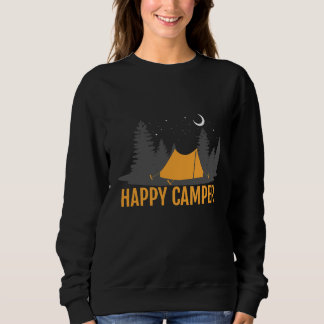 Sweatshirt Happy Camper Design