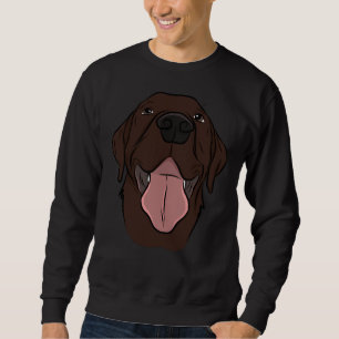 Sweatshirt Happy Chocolate Lab