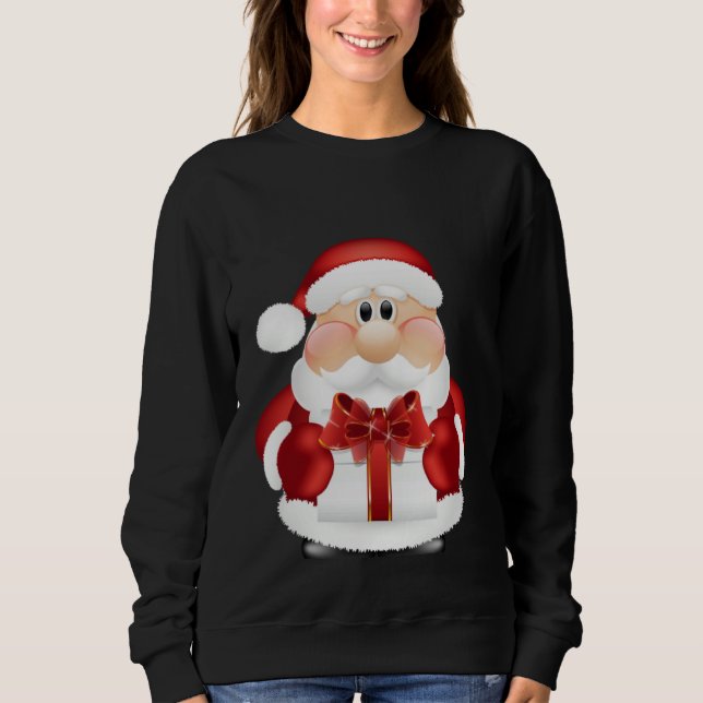 Sweatshirt Happy Christmas and a Merry New Year (Devant)