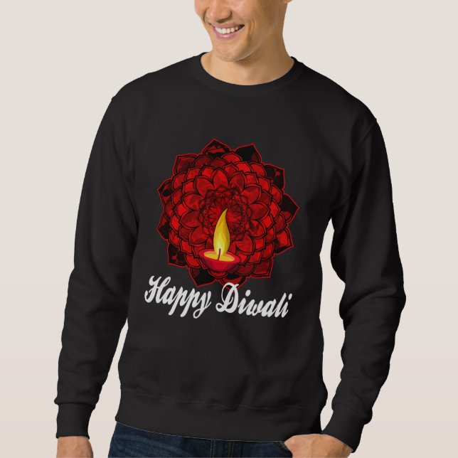 Sweatshirt Happy Diwali Hindu Celebration (Devant)