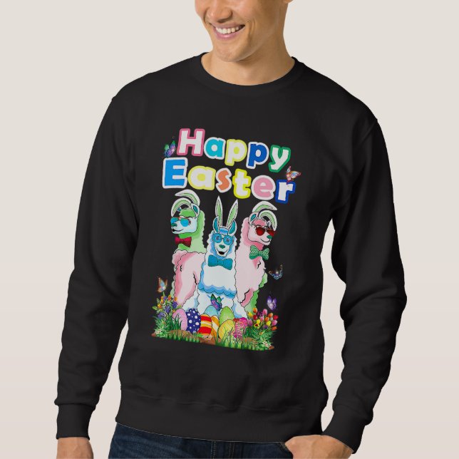 Sweatshirt Happy Easter Bunny Womens (Devant)