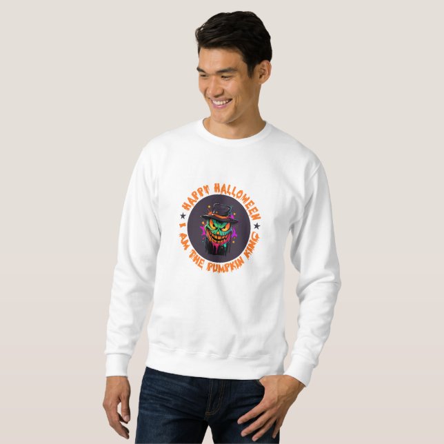 Sweatshirt Happy Halloween - (Devant entier)