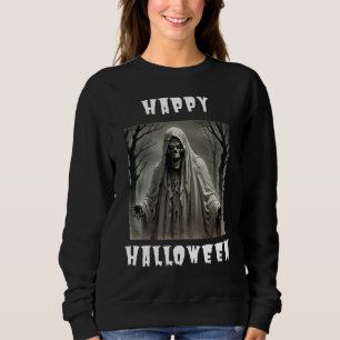 Sweatshirt Happy Halloween Déplaisant Skeleton Homme Sweatshi