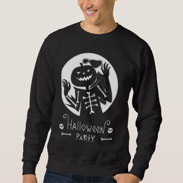 Sweatshirt Happy Halloween images T-shirt tendance et mignon (Devant)
