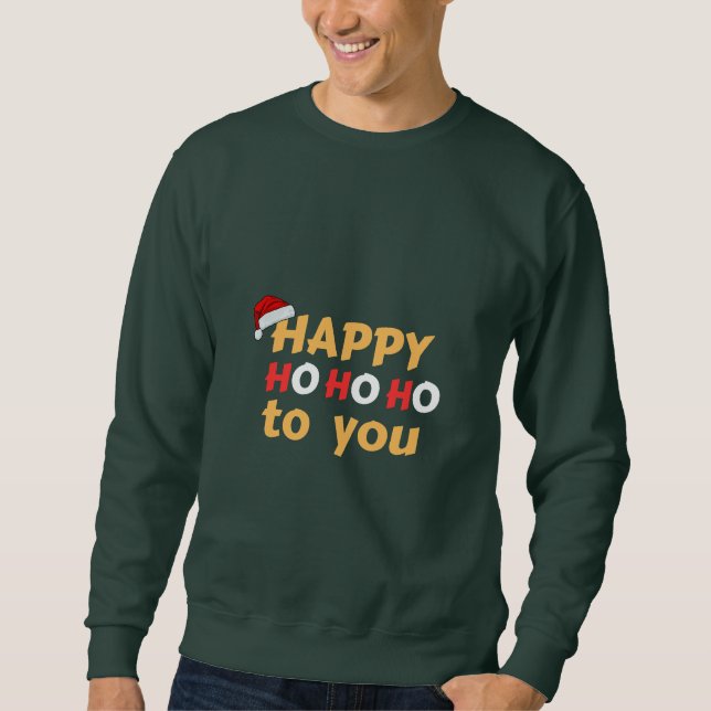 Sweatshirt Happy ho3 (Devant)