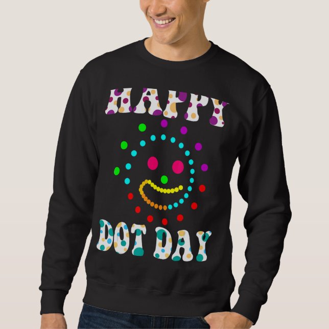 Sweatshirt Happy International Dot Day 2022 September Happy D (Devant)