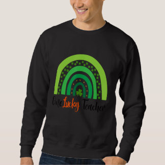 Sweatshirt Happy Jour de la Saint Patrick mignon Un Professeu