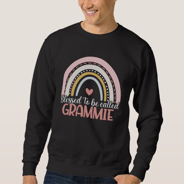 Sweatshirt Happy Mother s Day Blessed To Be Called Grammie Ra (Devant)