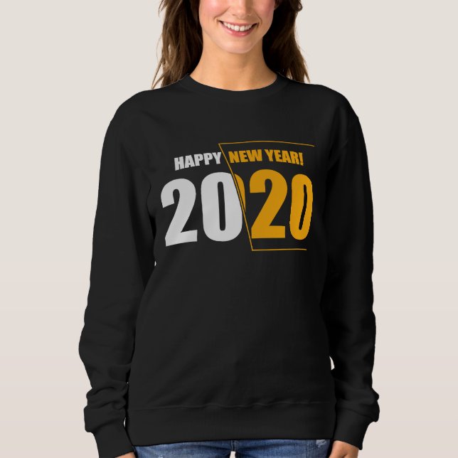 Sweatshirt Happy New Year Eve 2020 20 and 20 Party Midnight N (Devant)