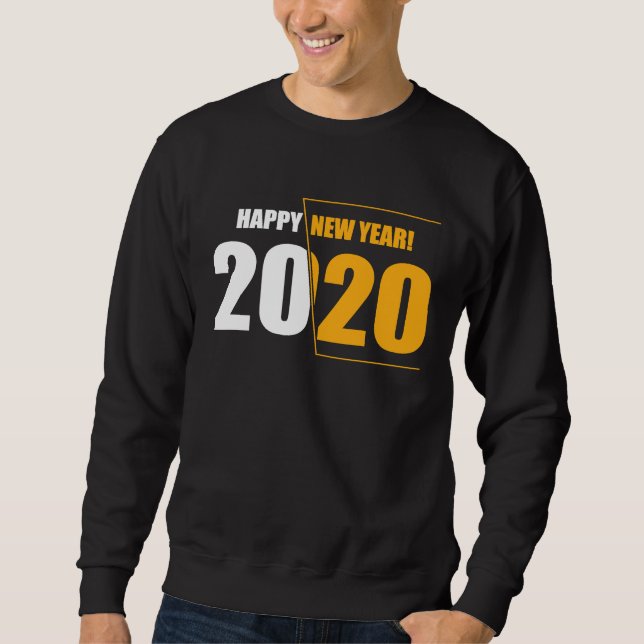 Sweatshirt Happy New Year Eve 2020 20 and 20 Party Midnight N (Devant)
