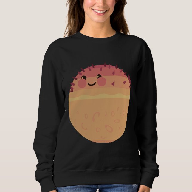 Sweatshirt Happy Puffer Fish (Devant)
