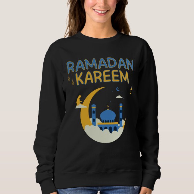 Sweatshirt Happy Ramadan Kareem 2023 Muslim Islam (Devant)