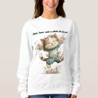 Sweatshirt Happy The Cat 