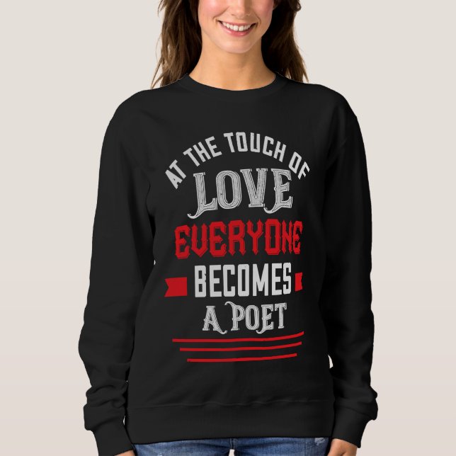 Sweatshirt Happy Valentines Day  For Him Her   Valentine Day (Devant)