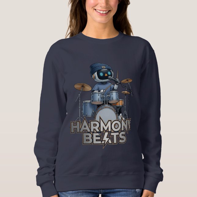 Sweatshirt Harmony Beats – Zedoura Batteur (Devant)