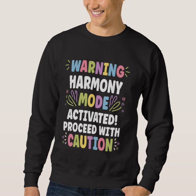Sweatshirt HARMONY Personalized Name Funny Cute Custom HARMON (Devant)