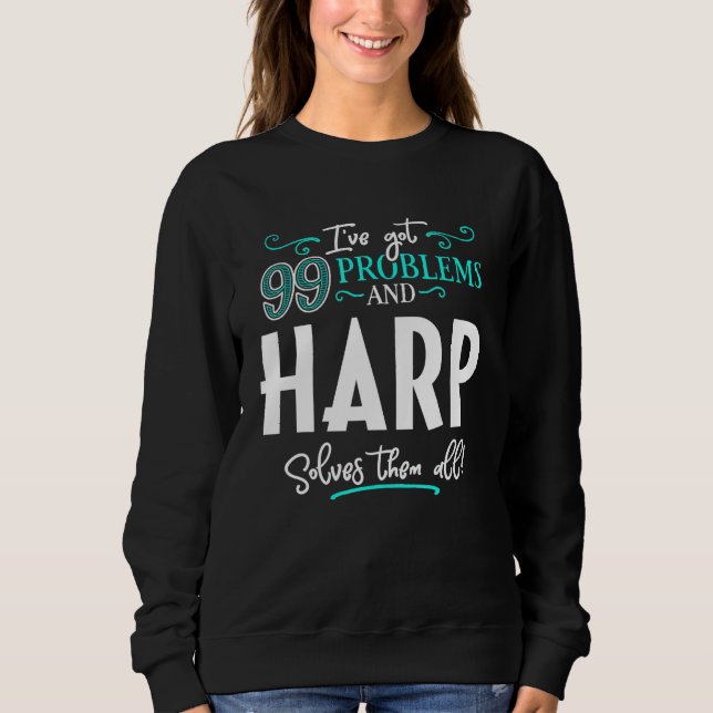 Sweatshirt Harp Design - Harp Les Résout Tous (Devant)