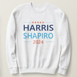 Sweatshirt Harris Shapiro 2024 Kamala Harris Democrat
