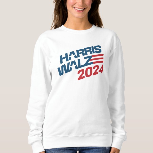 Sweatshirt Harris Walz Élection 2024 (Devant)
