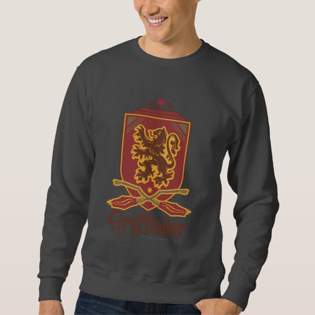 Sweatshirt Harry Potter | Badge Gryffindor QUIDDITCH™ (Devant)