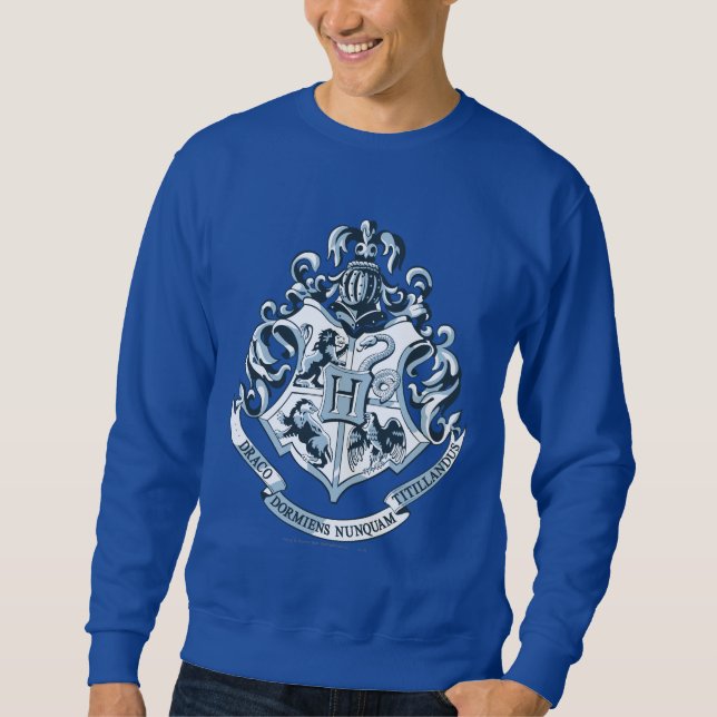 Sweatshirt Harry Potter | Blason de Poudlard - Bleu (Devant)