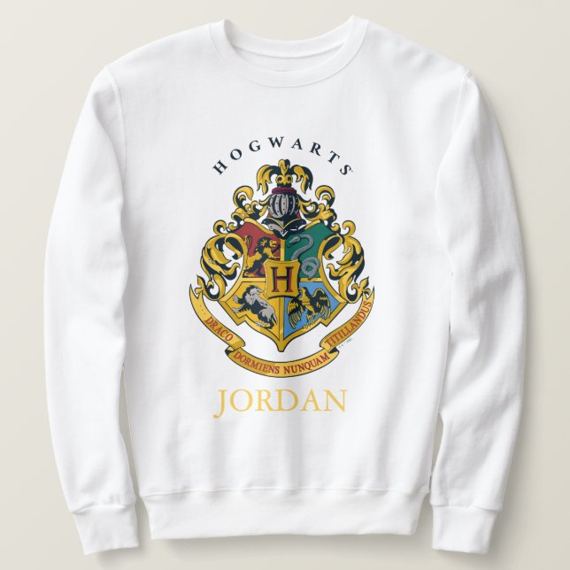 Sweatshirt Harry Potter | Blason de Poudlard - Couleurs Réell (Design devant)