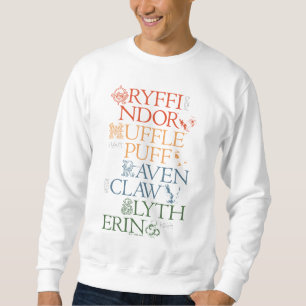 Sweatshirt HARRY POTTER™ Délicat Sketch HOGWARTS™ Maisons