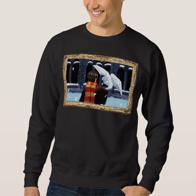 Sweatshirt HARRY POTTER™ & Hedwig dans la neige (Devant)