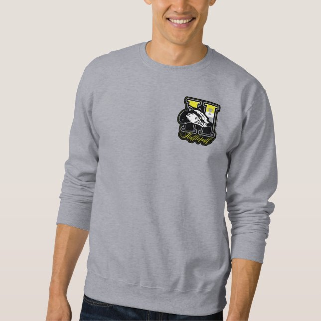 Sweatshirt HARRY POTTER™ | HUFFLEPUFF™ Badge sportif (Devant)