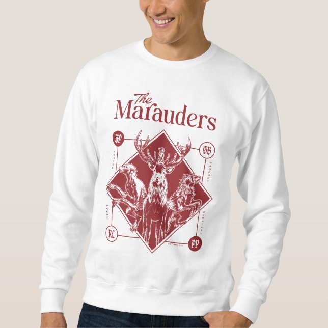 Sweatshirt HARRY POTTER™ Les Marauders Animagus Graphisme (Devant)