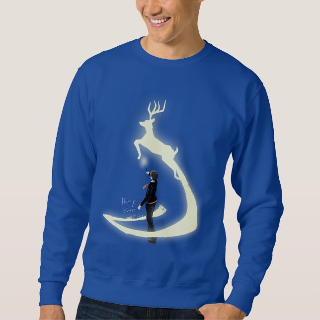 Sweatshirt HARRY POTTER™ Peinture du Patronus (Devant)