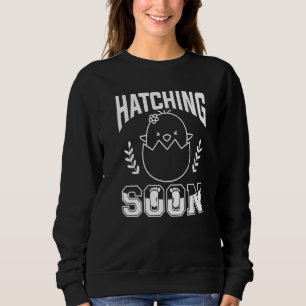 Sweatshirt Hatching Bientôt Grossesse Faire-part Genre Reved