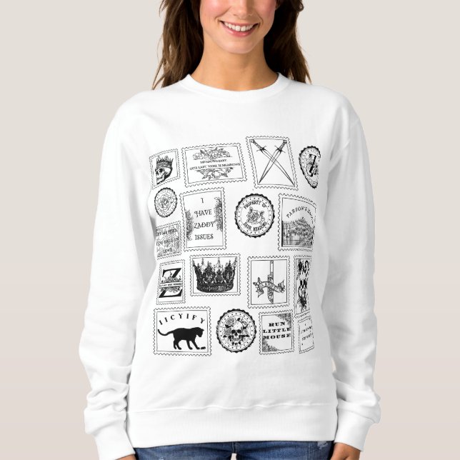 Sweatshirt Haunting Adeline a inspiré la dark romance Coquett (Devant)