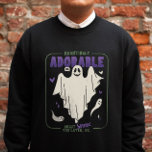 Sweatshirt Hauntingly adorable Funny Halloween les paroles de<br><div class="desc">Préparez-vous à hanter la scène d'Halloween avec notre t-shirt "Hauntingly Adorable Funny Halloween Sayings"! C'est le parfait mélange de éffrayant et de mignon, avec des paroles fantomatiques drôles qui feront crier de rire à tout le monde. Que vous soyez un tour de passe-passe, un traitement ou simplement que vous souhaitiez...</div>