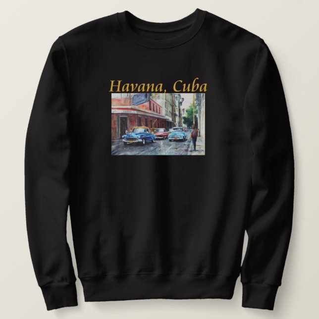 Sweatshirt Havane Cuba Floridita Art (Design devant)