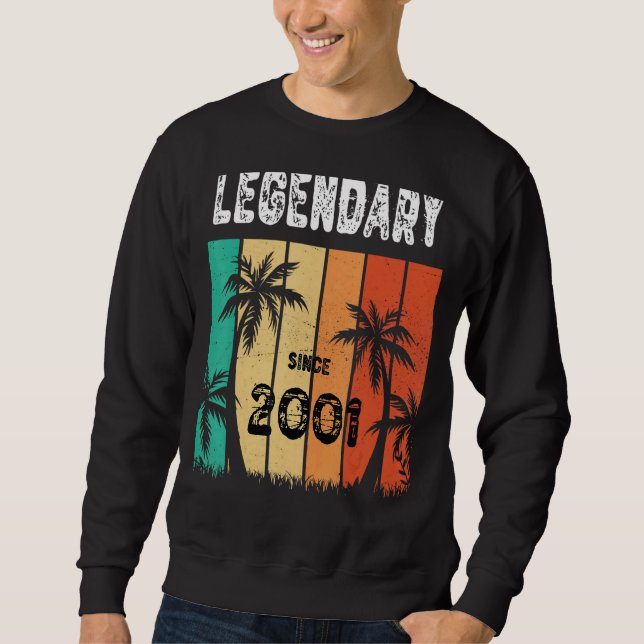 Sweatshirt Hawaii légendaire 2001 21e anniversaire été pour 2 (Devant)