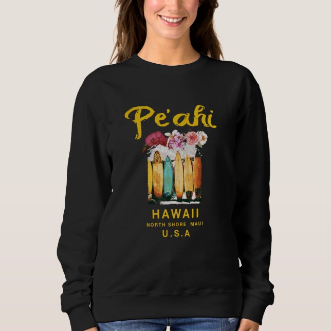 Sweatshirt Hawaii Pe'ahi Maui Surf Hawaiian 1 (Devant)