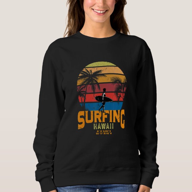 Sweatshirt Hawaii Surf (Devant)