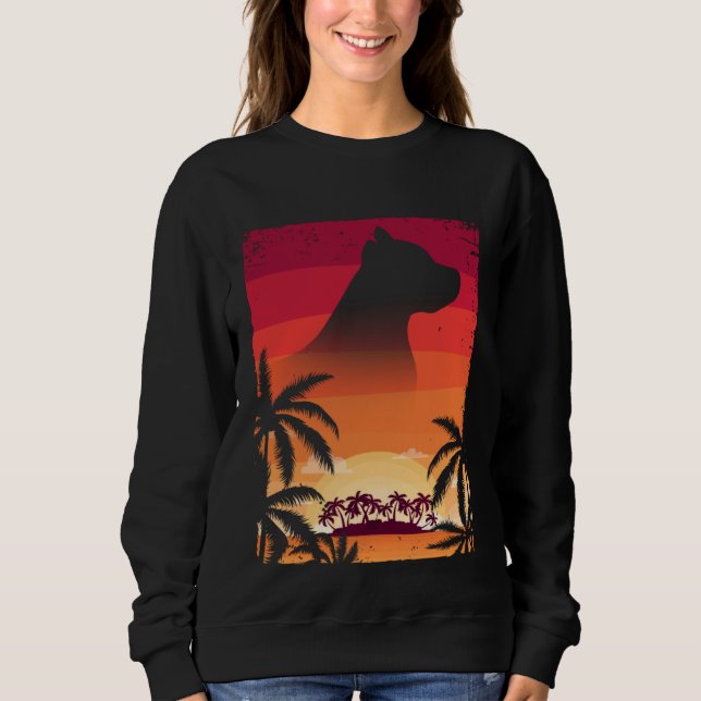 Sweatshirt Hawaii Vacation  Staffordshire Bull Terrier (Devant)