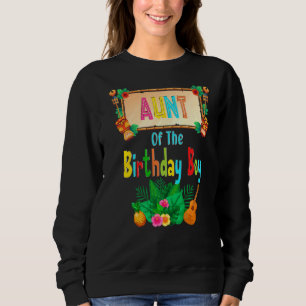 Sweatshirt Hawaiian Birday Party Matching Group 3