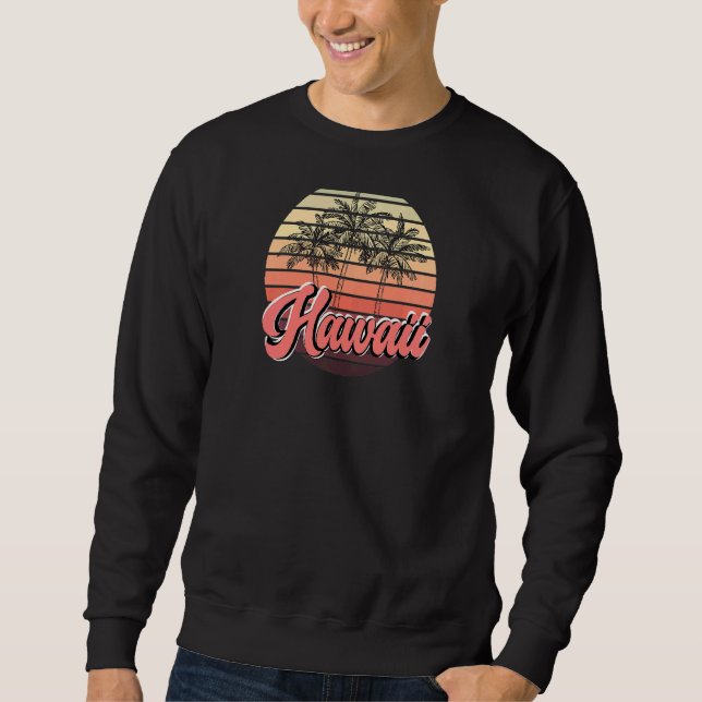 Sweatshirt Hawaiian Island Tropical Hawaii Vacances Souvenir (Devant)