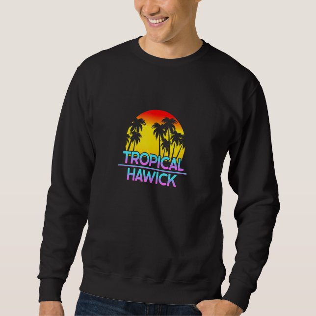 Sweatshirt Hawick Uk drôle Météo britannique (Devant)