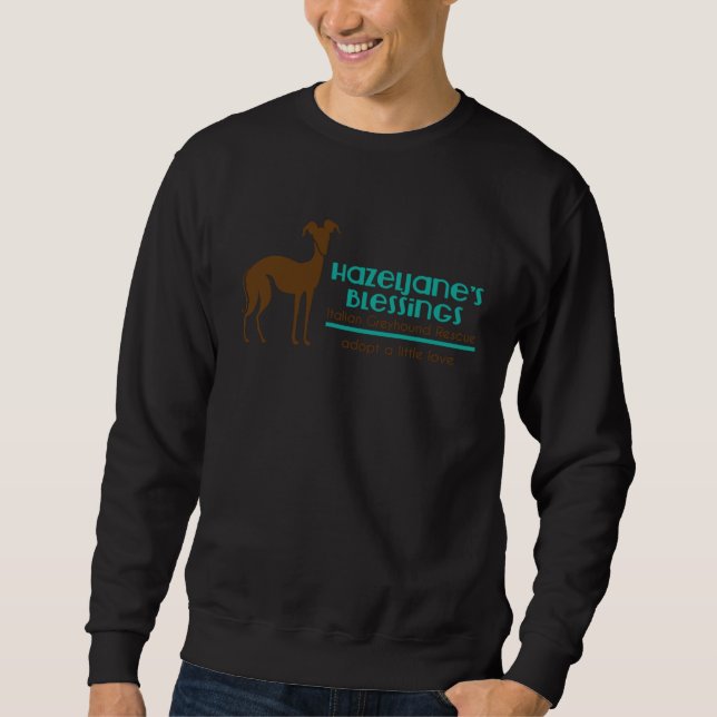 Sweatshirt Hazeljane s Blessings Italian Greyhound Rescue App (Devant)