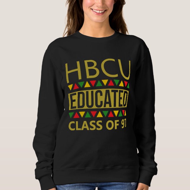 Sweatshirt HBCU Educated Class Of 1997 Homecoming (Devant)