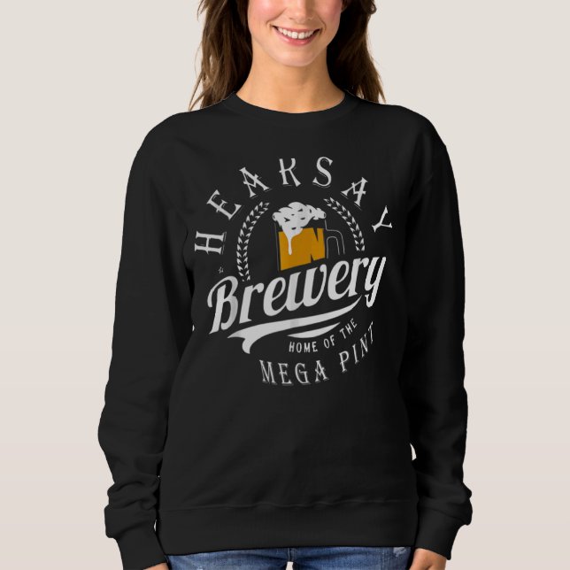 Sweatshirt Hearsay Brasserie Maison De La Mega Pint Brasserie (Devant)